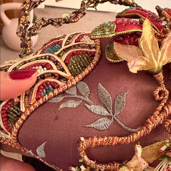 Mary Frances Floral Embellished Mini Bag - Picture 10 of 11